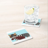 Corgi Burglar  Kartonnen Onderzetters (Insitu)