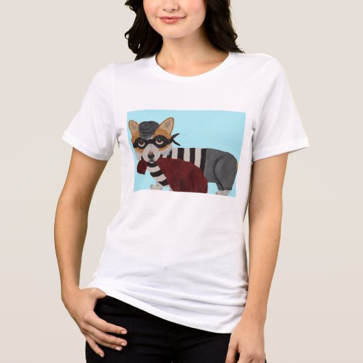 Corgi Burglar T-Shirt (Voorkant)