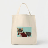 Corgi Burglar Tote Bag (Voorkant)