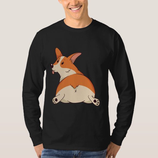 Corgi Butt 201 T-shirt (Voorkant)
