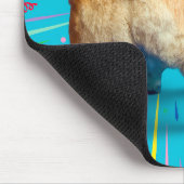 Corgi Butt Birthday Hat Muismat (Hoek)