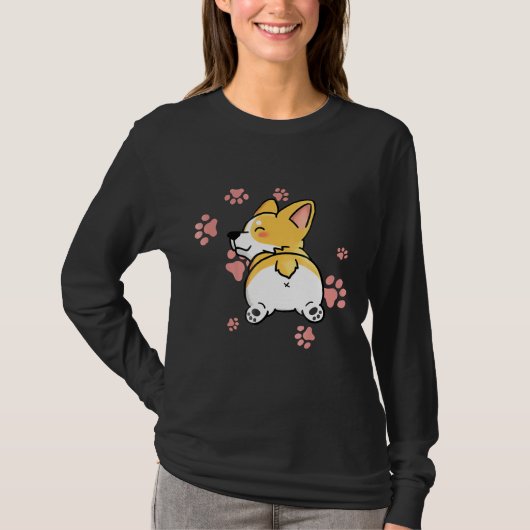 Corgi Butt Dog T-shirt (Voorkant)