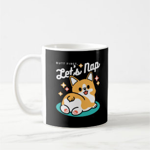 Corgi Butt en Nap Vibes - Schattigee slapende hond Koffiemok