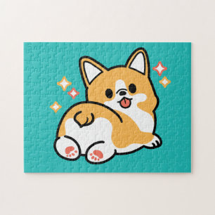 Corgi Butt en Nap Vibes - Schattigee slapende hond Legpuzzel