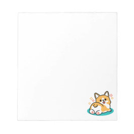 Corgi Butt en Nap Vibes - Schattigee slapende hond Notitieblok