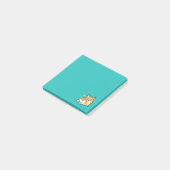 Corgi Butt en Nap Vibes - Schattigee slapende hond Post-it® Notes (Schuin)