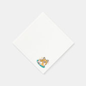 Corgi Butt en Nap Vibes - Schattigee slapende hond Servet (Hoek)