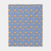 Corgi Butt Pattern Fleece Blanket Deken (Voorkant)