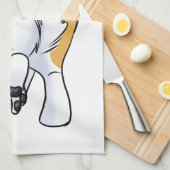 Corgi Butt Theedoek (Quarter Fold)