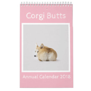 Corgi Butts Agenda 2018 Kalender