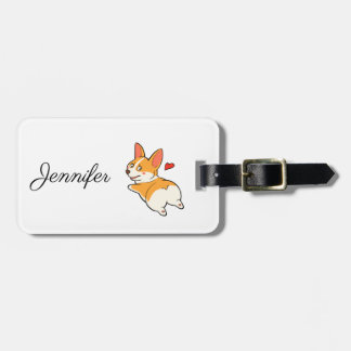 Corgi Butts Bagagelabel