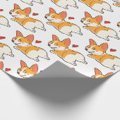 Corgi Butts Cadeaupapier (Hoek)
