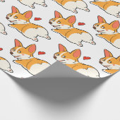 Corgi Butts Cadeaupapier (Hoek)