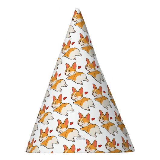 Corgi Butts Feesthoedjes (Rechts)