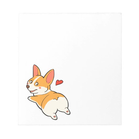 Corgi Butts Notitieblok (Voorkant)