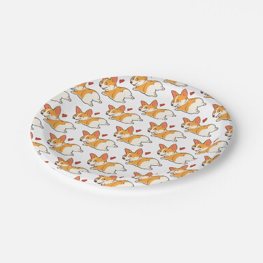 Corgi Butts Papieren Bordje (Gekanteld)