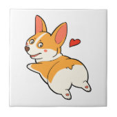 Corgi Butts Tegeltje (Voorkant)