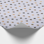 Corgi Butts Wrapping Paper Cadeaupapier (Hoek)