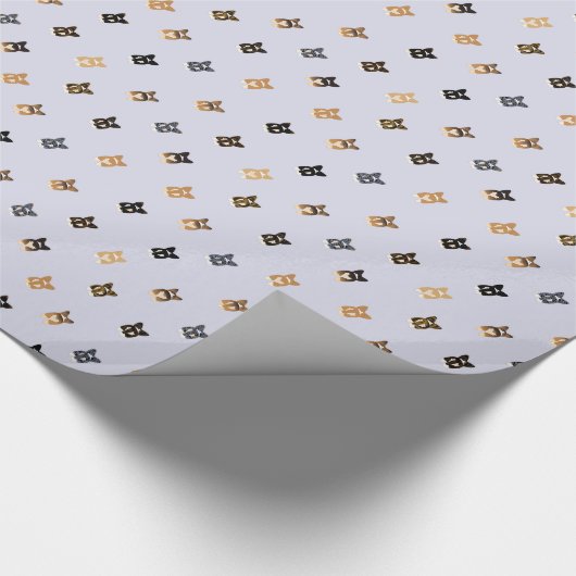 Corgi Butts Wrapping Paper Cadeaupapier (Hoek)