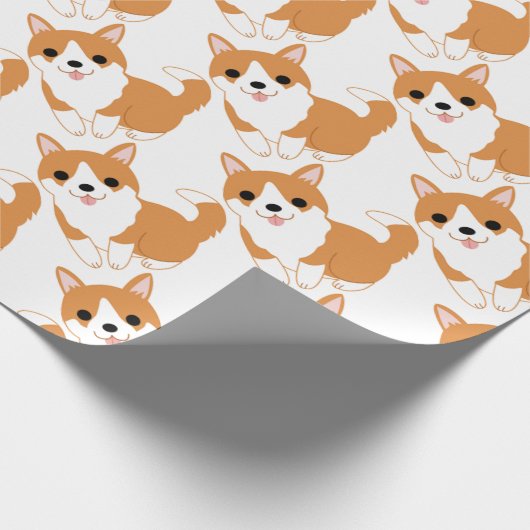 Corgi Cadeaupapier (Hoek)