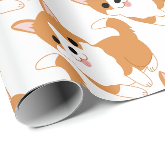 Corgi Cadeaupapier (Rol Hoek)