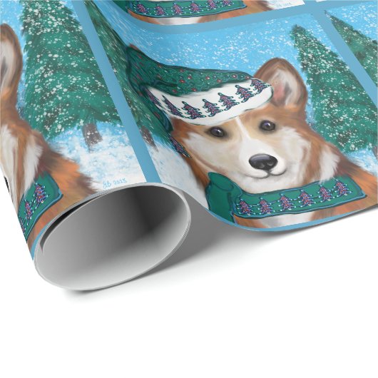 Corgi Cadeaupapier (Rol Hoek)