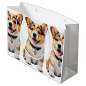 Corgi cadeautas (Achterkant Gekanteld)