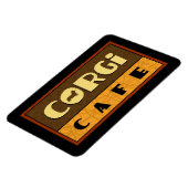 Corgi Cafe Magneet (Linkerzijde)