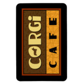 Corgi Cafe Magneet (Verticaal)