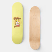 CORGI CAFEÏNE BRANDSTOF! PERSOONLIJK SKATEBOARD (Voorkant)