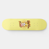 CORGI CAFEÏNE BRANDSTOF! PERSOONLIJK SKATEBOARD (Horizontaal)