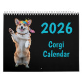 Corgi Calendar Kalender (Hoes)