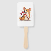 Corgi Candy Cane Joy Handwaaier (Voorkant)