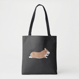 Corgi Canvas tas
