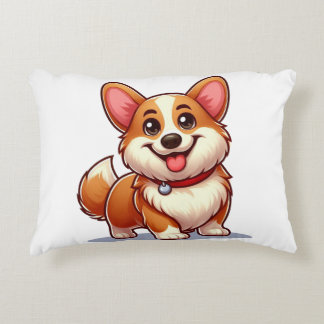 Corgi cartoon accent kussen
