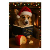 Corgi 'Cheese Tax' Christmas card (Voorkant)