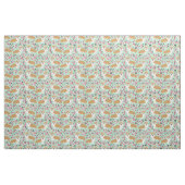 corgi cherry blossom mint stof (Fat Quarter)
