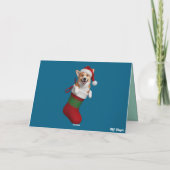Corgi Christmas Cookie Card Kaart (Achterkant)