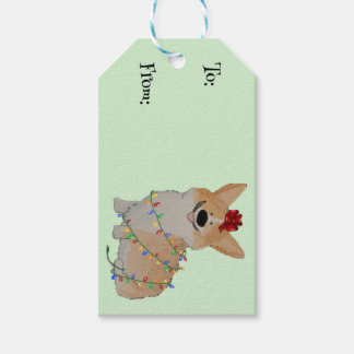 Corgi Christmas Gift Tags Cadeaulabel