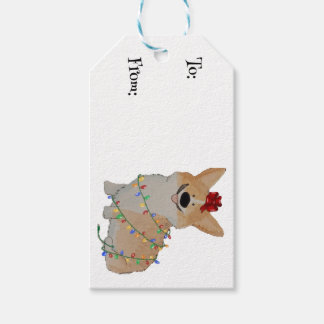 Corgi Christmas Gift Tags Cadeaulabel
