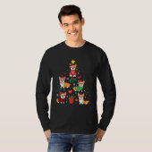Corgi Christmas Ornament Tree T-shirt (Voorkant volledig)