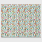 Corgi Christmas Paper Xmas Gift Wrap Cadeaupapier (Vlak)