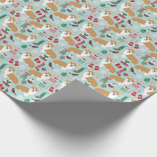Corgi Christmas Paper Xmas Gift Wrap Cadeaupapier