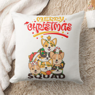 Corgi Christmas Tree Christmas Squad Honden Kussen