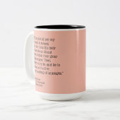 Corgi, citeer Tasha Tudor, Tweekleurige Koffiemok (Voorkant links)