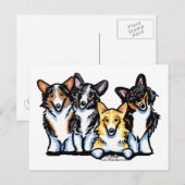 Corgi Clan Briefkaart (Voorkant / Achterkant)
