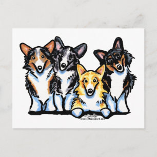 Corgi Clan Briefkaart