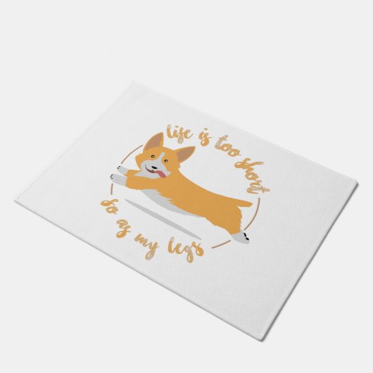 Corgi classic deurmat (Schuin)