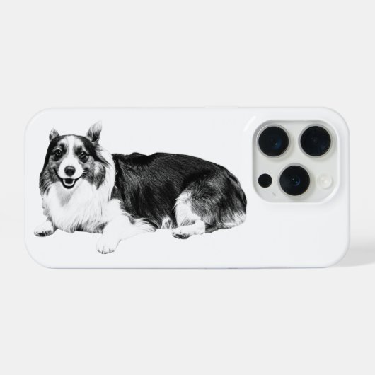 Corgi Close Comfort iPhone Hoesje (Achterkant horizontaal)