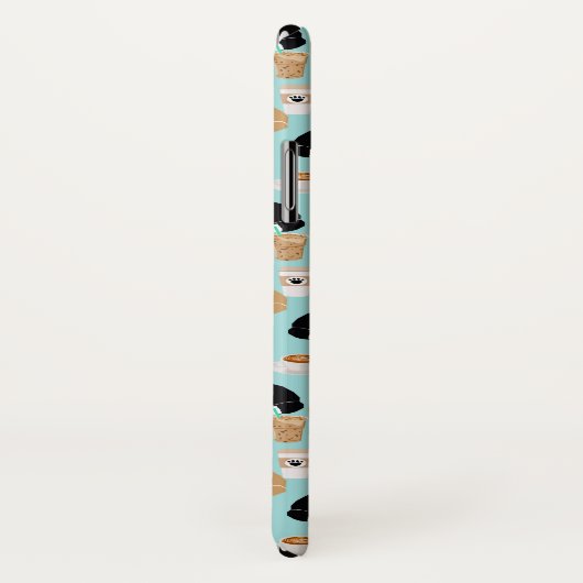 Corgi Coffee iPhone case - Cardigan corgis (Achterkant / rechts)